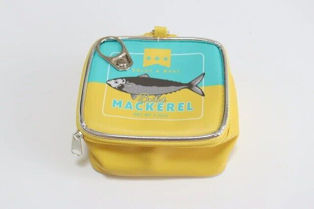 ダイソー 四角ポーチ（魚） 商品タグ