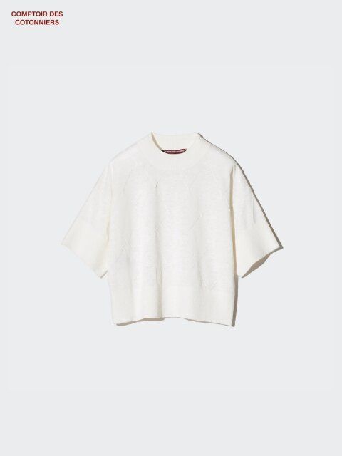 ユニクロのリネンレーヨンセーター