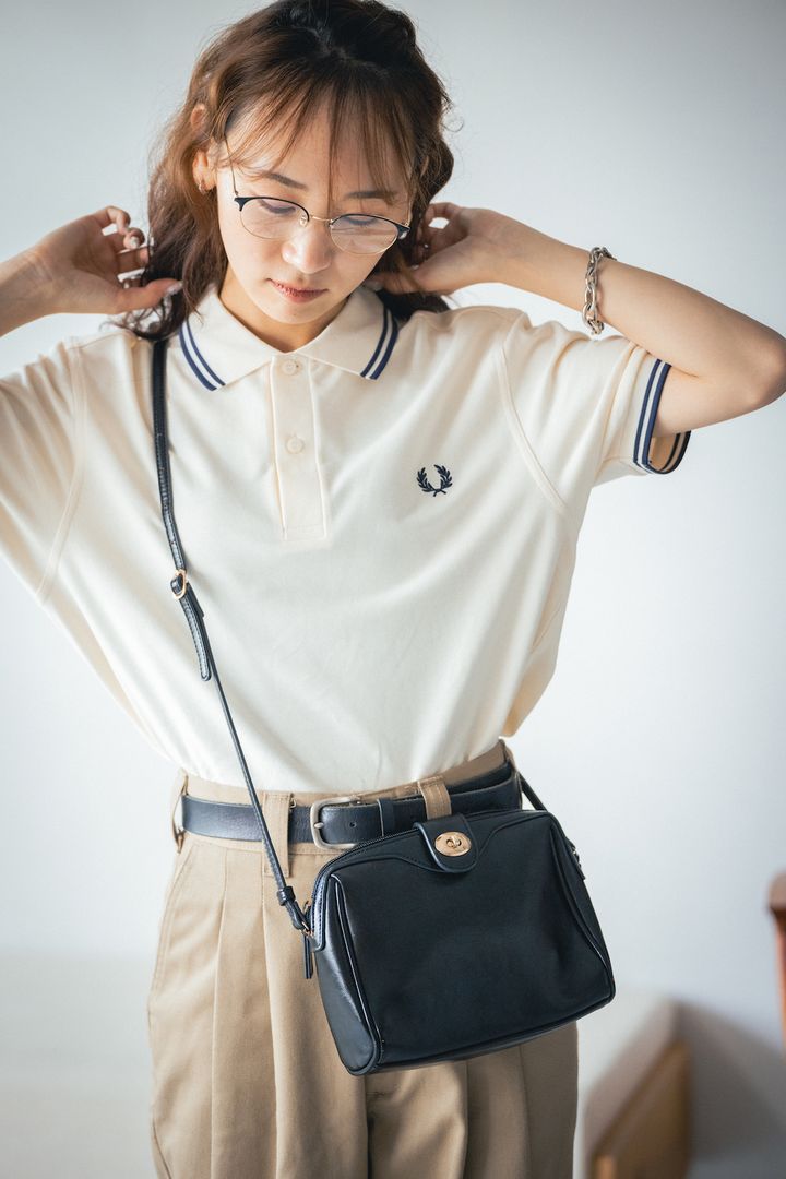 真夏のポロシャツコーデ2選。崩さずきちんと着るのが今年っぽい！【FUDGE FRIEND おしゃれさんの毎日コーディネート｜UMI】