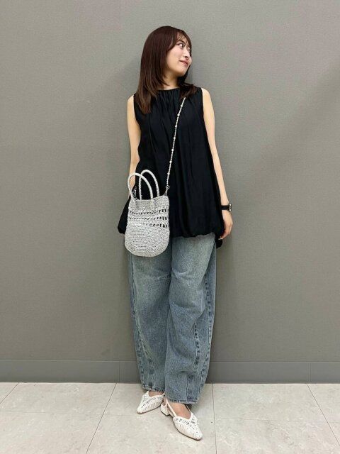 ワイドデニムコーデ4