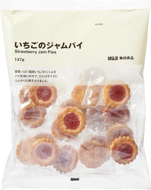 無印良品の大袋 いちごのジャムパイ
