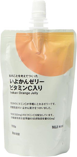 無印良品の肌のことを考えてつくった いよかんゼリー ビタミンC入り