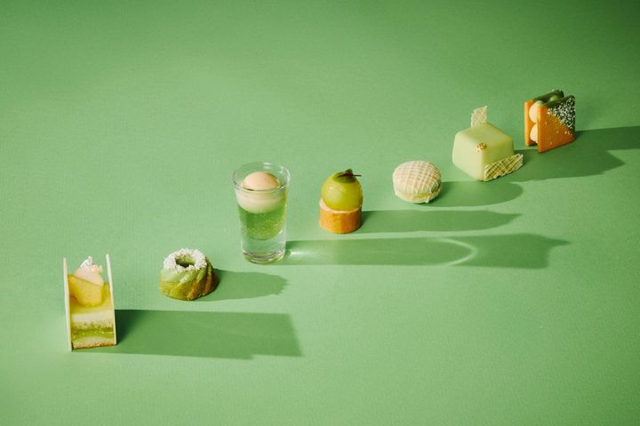 一品ごとに異なる味わいや食感のメロンスイーツ