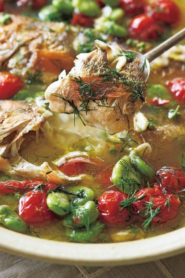 主菜 めばるとアミの塩辛のチョリム