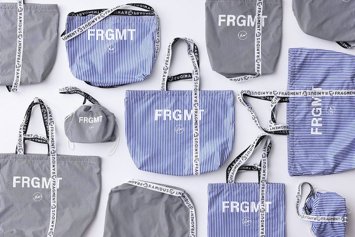 RAMIDUS（ラミダス）からブランド設立当初より展開している fragment design（フラグメント デザイン）とのコラボレーションコレクションから、直営店（RAMIDUS TOKYO STORE、RAMIDUS ONLINE）限定商品として、シーズンムードを引き立てるロンドンストライプを採用したバッグコレクションが登場する。