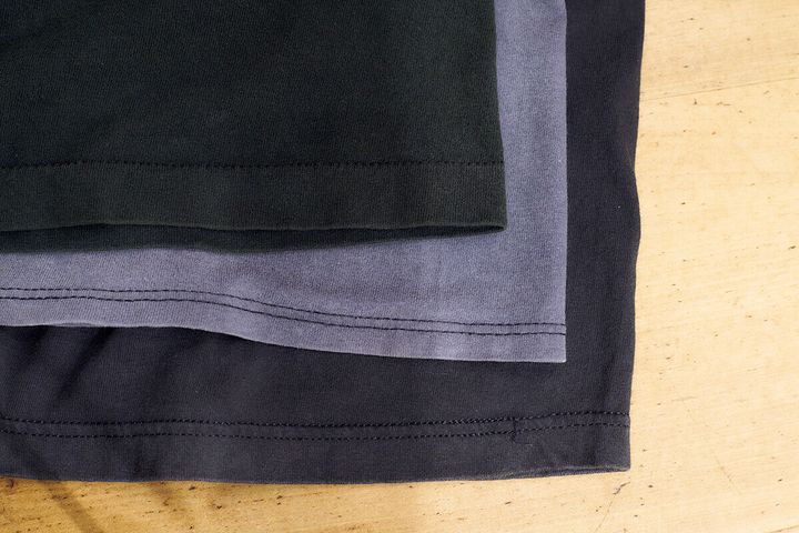 Tシャツ 裾部分