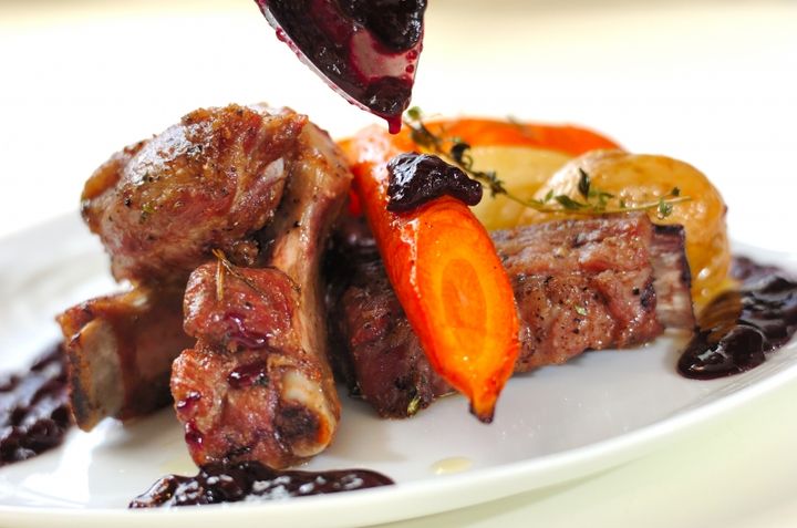 豚のスペアリブ・ブルーベリーソースの作り方3