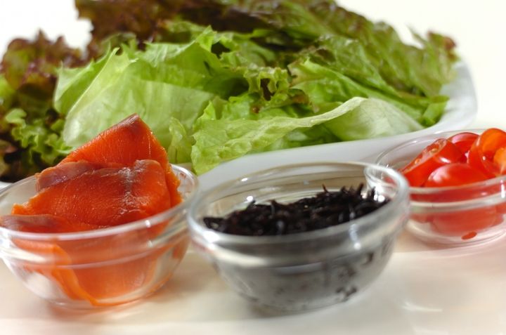 ヒジキ入り生春巻きの下準備1