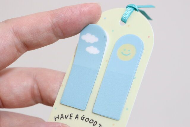 セリア ブックマーク 付箋 30P 本とどうぶつ 付箋