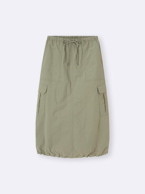 2025夏gu値下げカーゴミディスカート