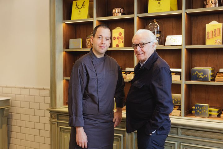 アラン・デュカス（右）とパトリック・パイエー（左）