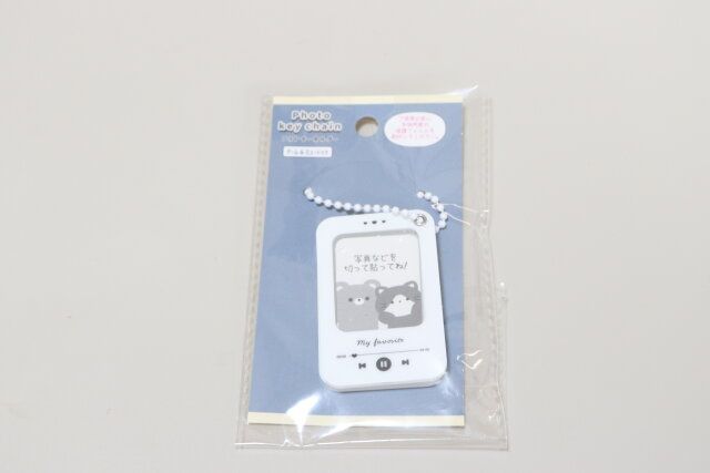 セリア フォトキーホルダー ゲーム＆ミュージック パッケージ