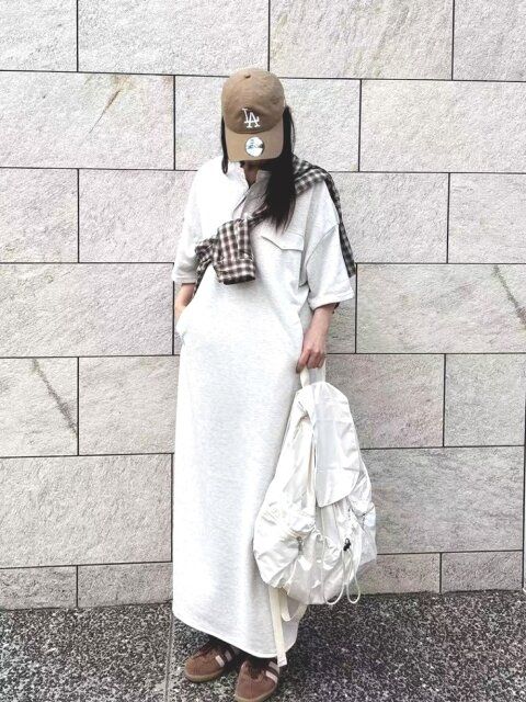 チェックシャツコーデ5