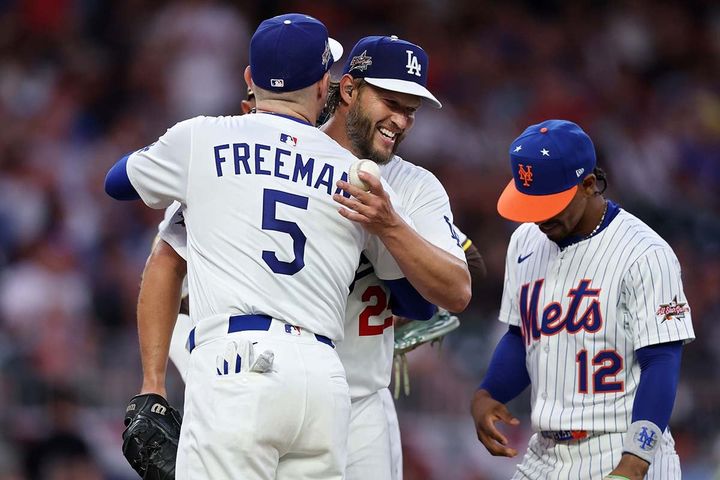 ドジャースのクレイトン・カーショー（C）Getty Images