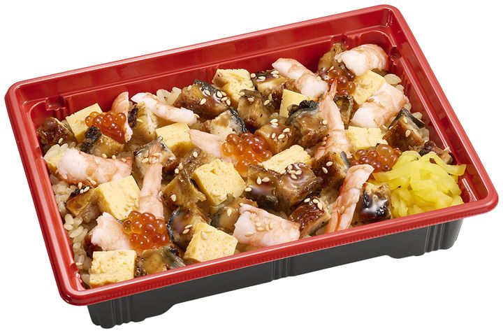 海鮮うなちらし