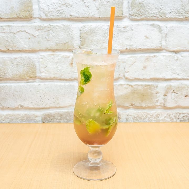 ピーチミントスカッシュ