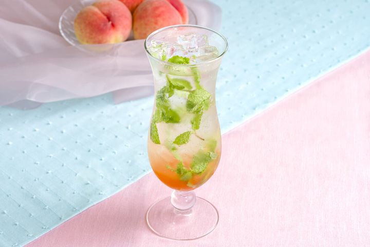 ピーチミントスカッシュ