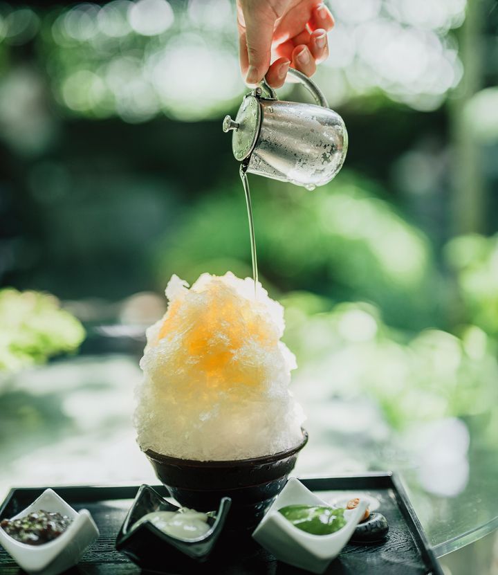 阿左美冷蔵 金崎本店の「蔵元秘伝みつ 極みスペシャル あずき粒あん＆抹茶あん＆白あん付き」