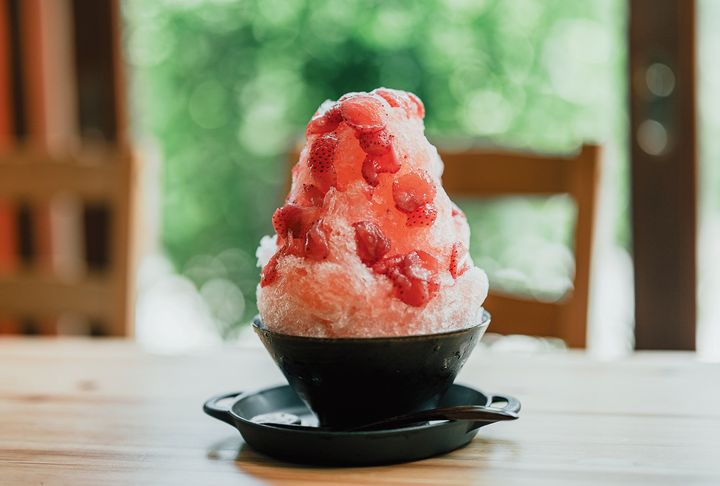 喫茶 山草の「生いちご」