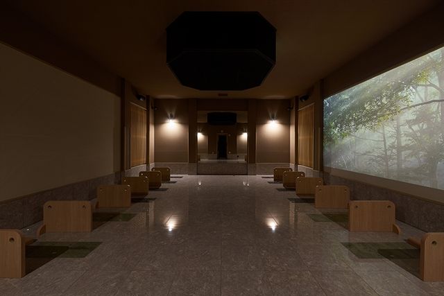 プロジェクション岩盤浴