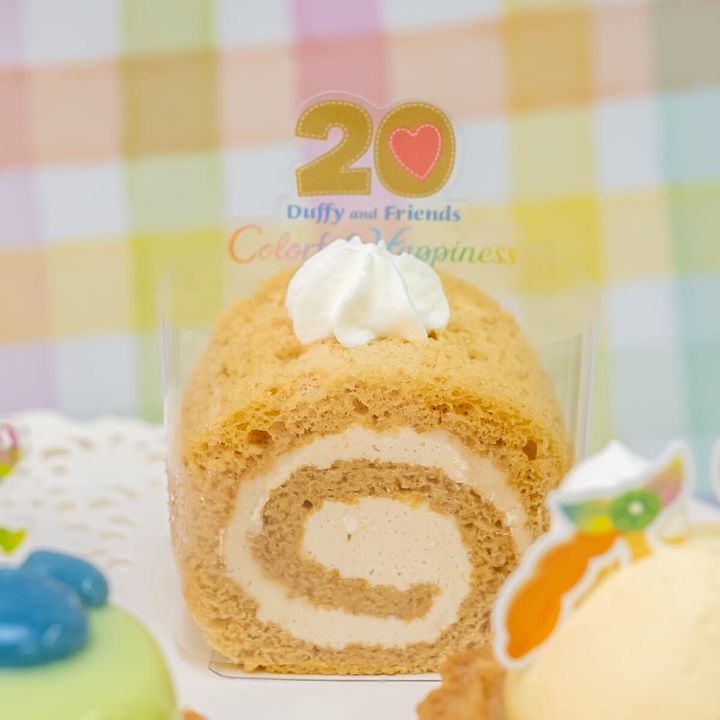 【ホイップトッピング】キャラメルホイップクリームのロールケーキ