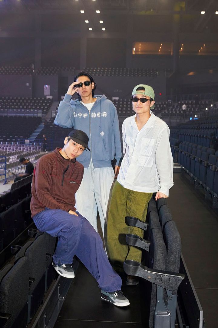 プロダンスチームValuence INFINITIESメンバーのNAOKI、TOMOYA、MASSA