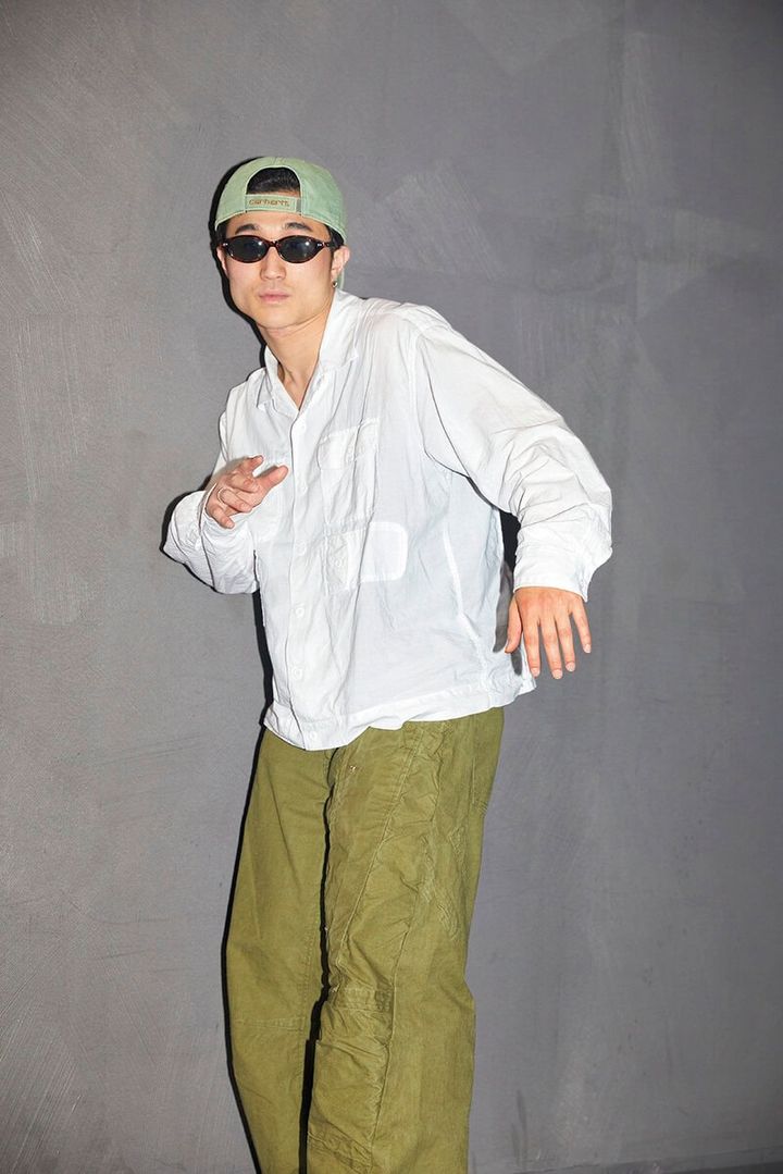 Valuence INFINITIESメンバーMASSAの私服スナップ