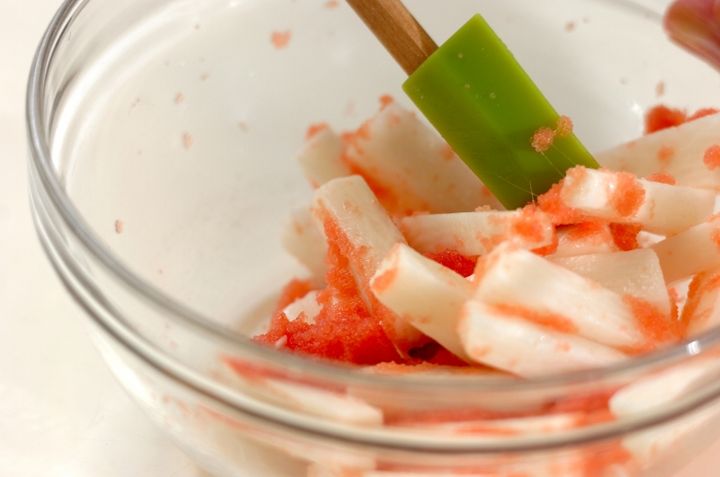 長芋のタラコ和えの作り方2