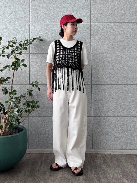 白デニムコーデ5