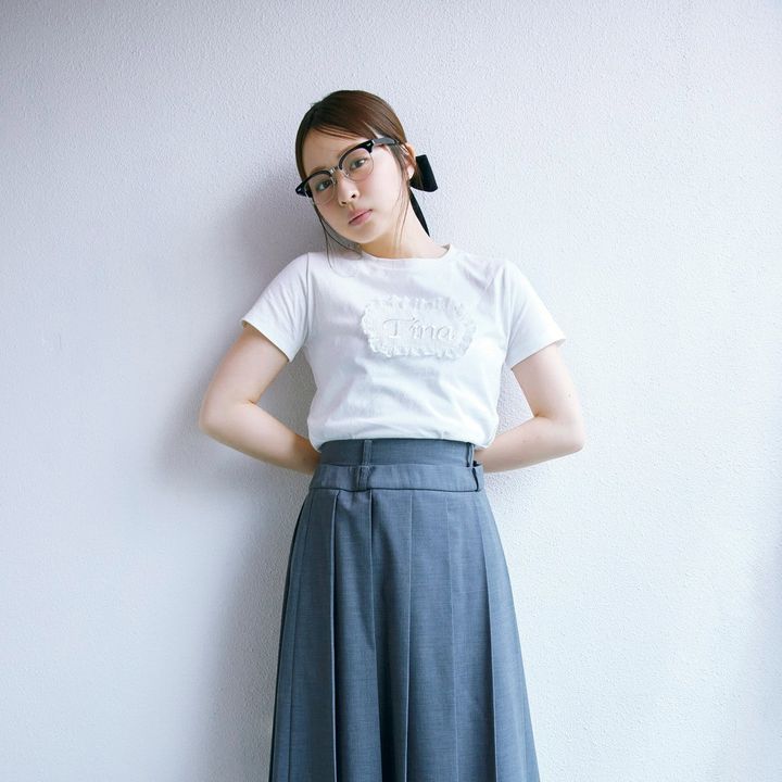 【私物】莉子のTシャツ×メガネSNAP②【全身コーデ】