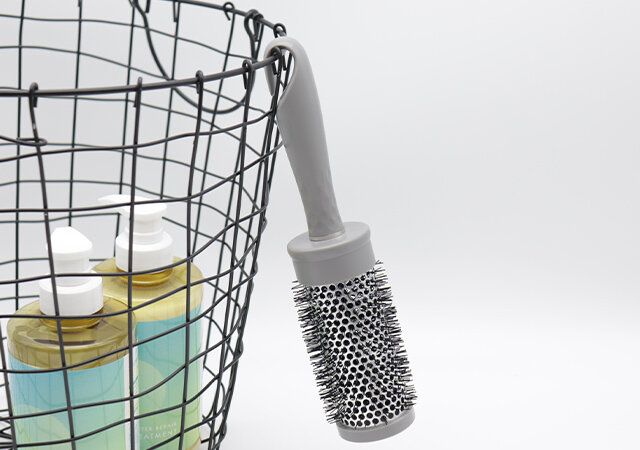 ダイソー ロールヘアブラシ （24.3cm×6cm） フック