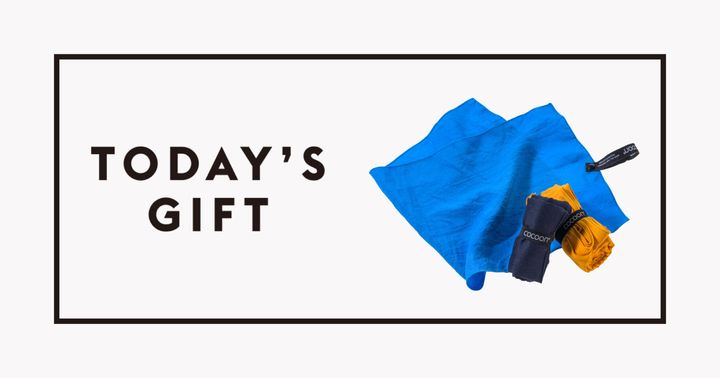 〈COCOON〉のトラベルタオル