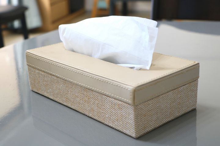 ティッシュ1枚 ティッシュ一枚です
