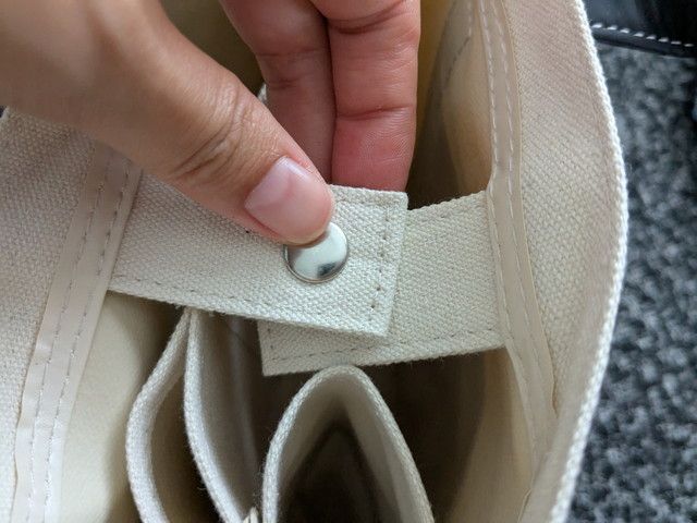 エーグルミニトートバッグスナップボタン