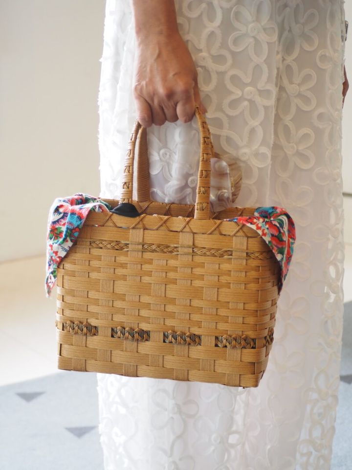 テープかごバッグ