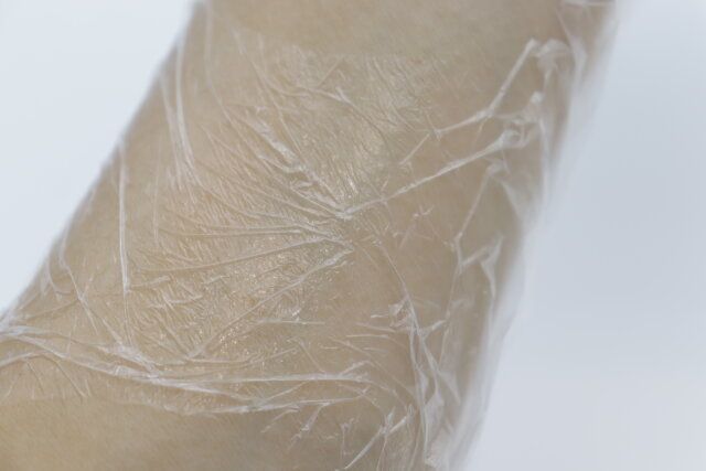 フェイスパック用ラップシート（50枚） 使用例