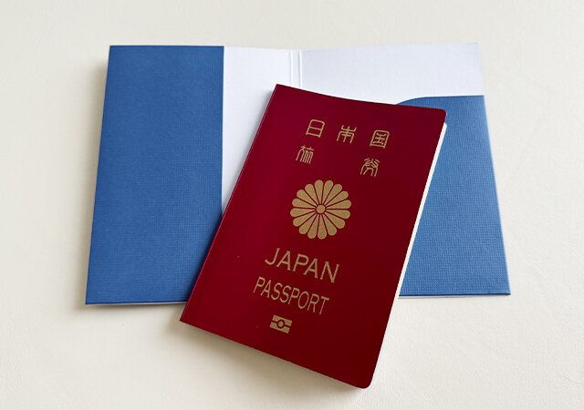 ペーパーパスポートケース 使用例