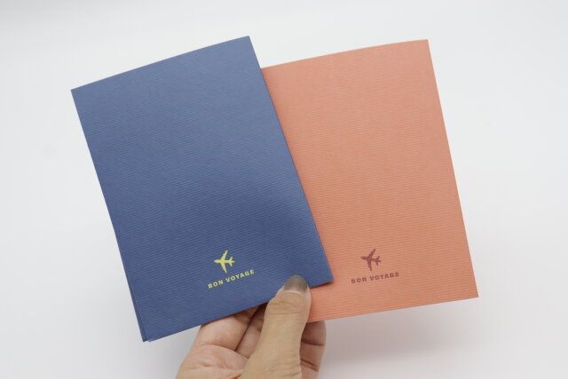 ペーパーパスポートケース 背面