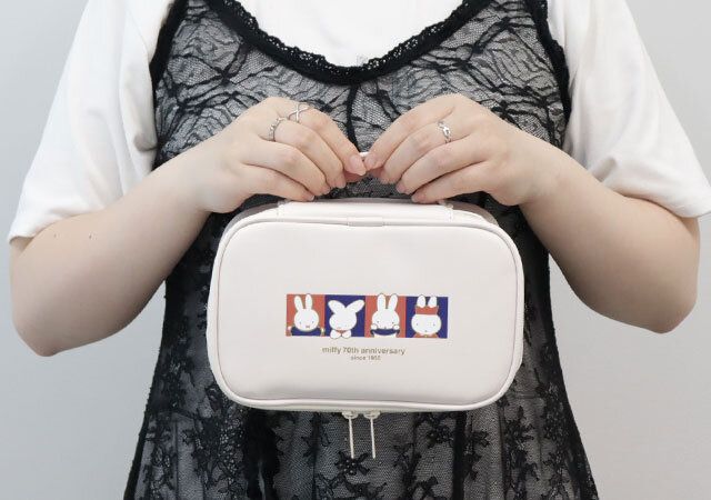 宝島社のリンネル9月号増刊付録のミッフィーのドレッサーポーチ2