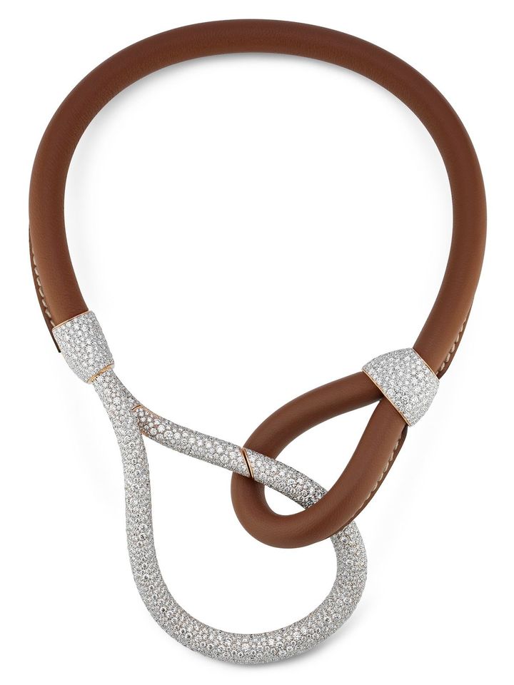 ネックレス（PG×ダイヤモンド×レザー）￥29,513,000 ※参考価格