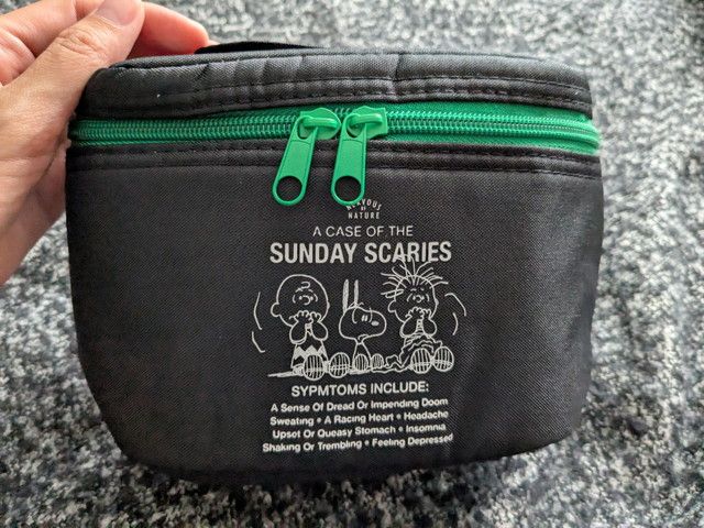 SNOOPYデイリー保冷ポーチブラック