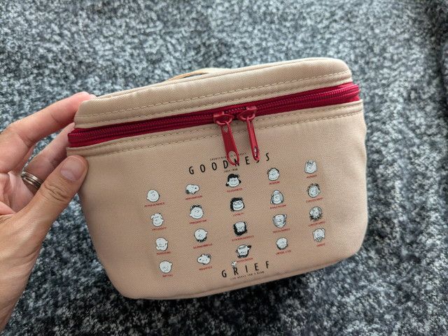 SNOOPYデイリー保冷ポーチベージュ