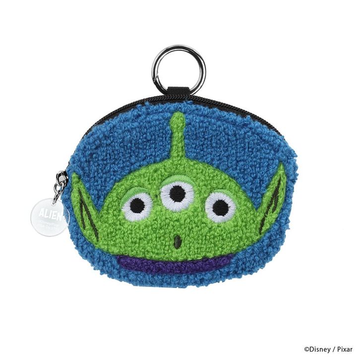 サガラ刺繍デジタルガジェットポーチ エイリアン