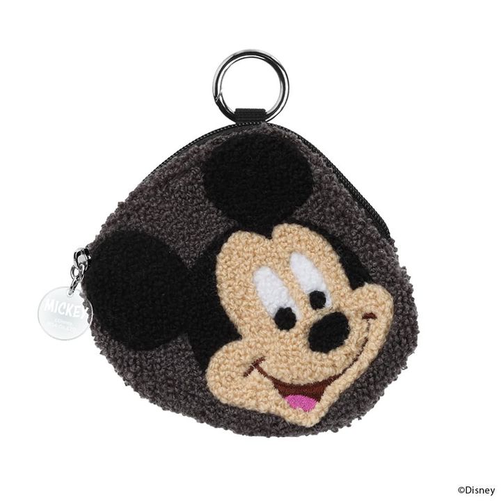 サガラ刺繍デジタルガジェットポーチ ミッキー