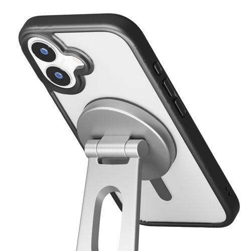 MagSafe対応 メタルステッカー（ブラック）スマホスタンド