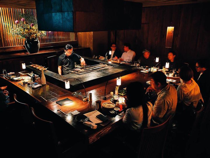 麻布十番『がいがい、』の内観