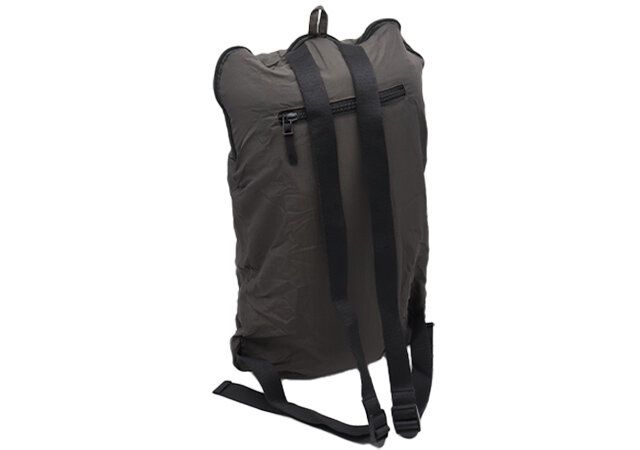 ソフトナイロン折りたたみ収納リュック（GY） デザイン