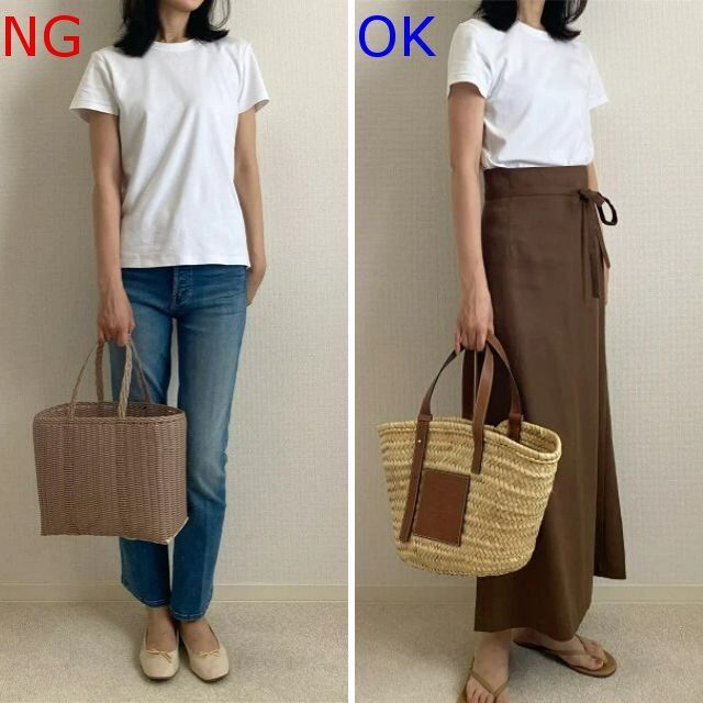 白Tのリラクシーコーデ