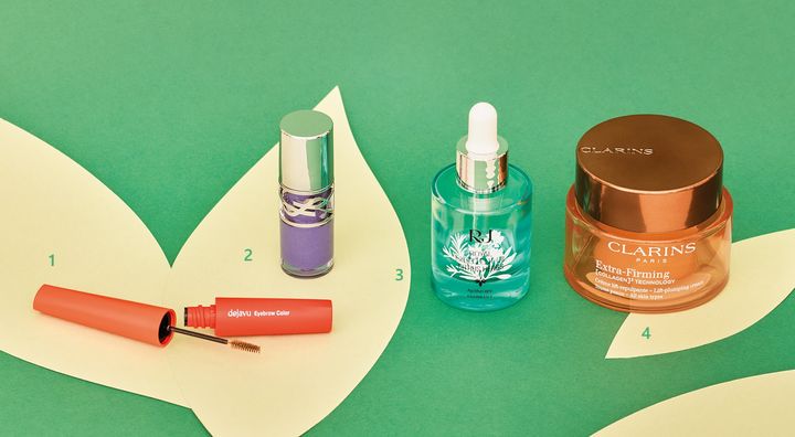 紫外線などの影響でしぼみがちな肌にハリを与えてくれるアイテムや、夏にぴったりのカラーをセレクト。碓井玲菜さんがお試し！