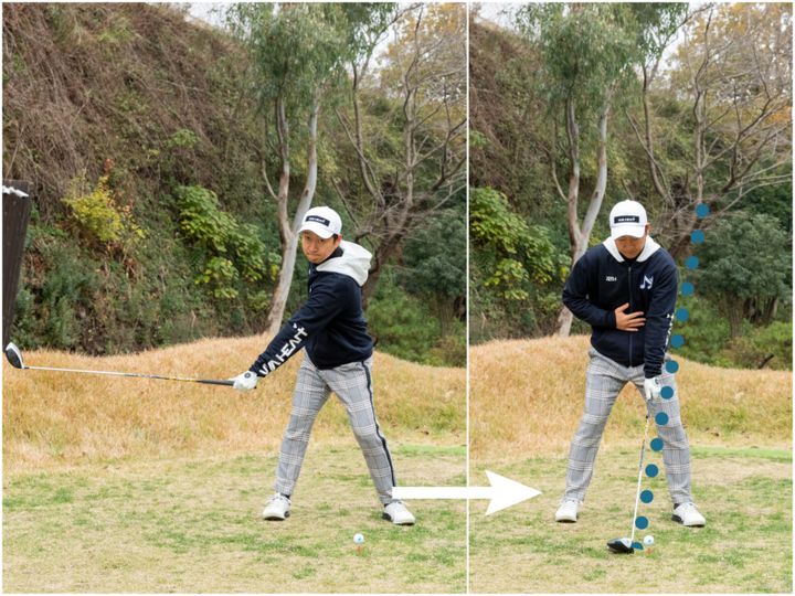 腕力がなくても飛距離は伸ばせる！ポイントは「骨盤から…」